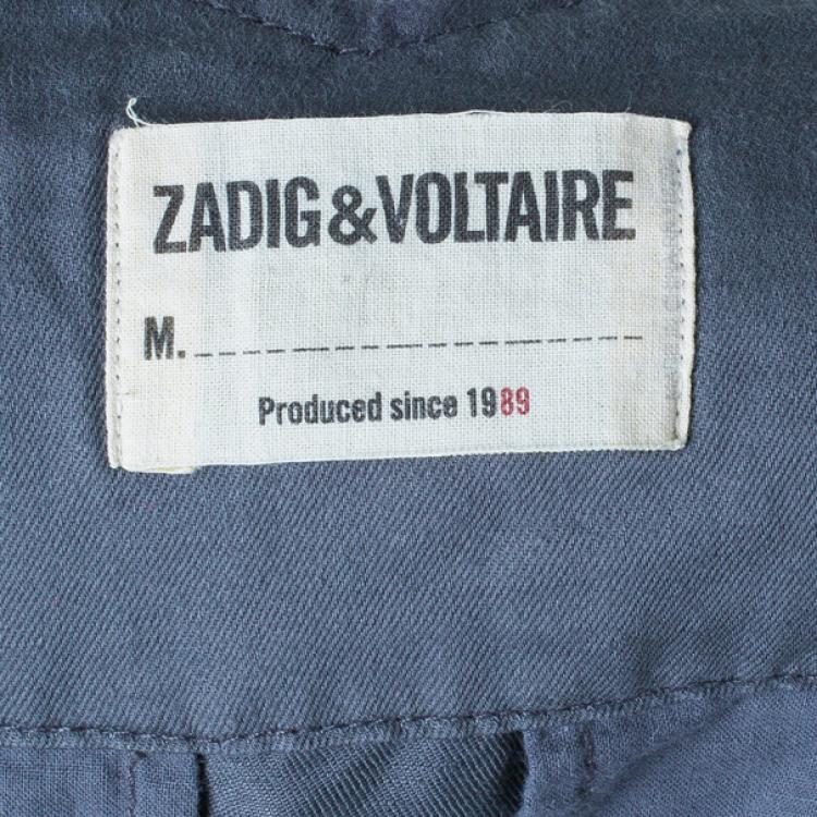 Pre Owned Zadig & Voltaire Plumo Cropped Pants S