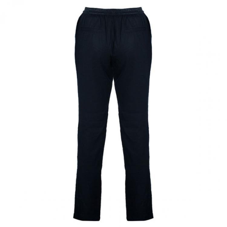 Pre Owned Zadig & Voltaire Black Pale Bis Track Casual Pants S