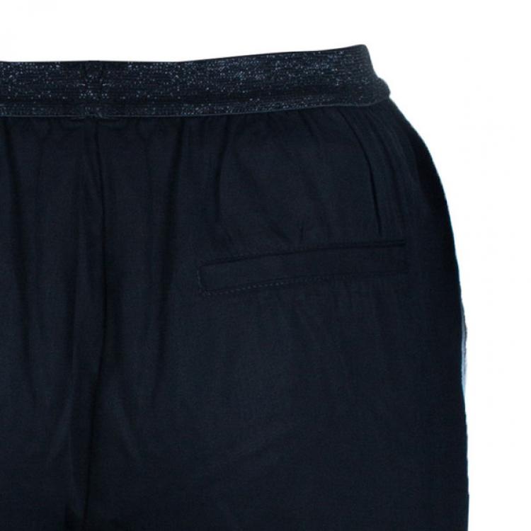 Pre Owned Zadig & Voltaire Black Pale Bis Track Casual Pants S