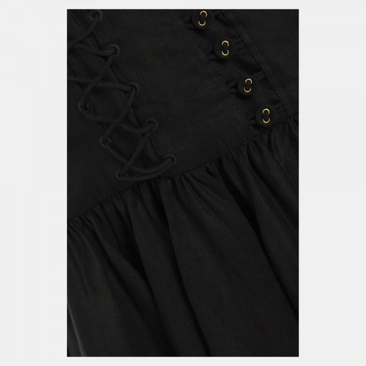 Pre Owned Zimmermann Linen Mini Dress 1