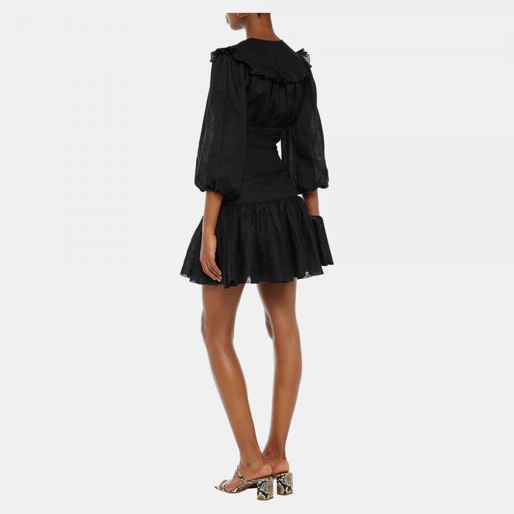 Pre Owned Zimmermann Linen Mini Dress 1