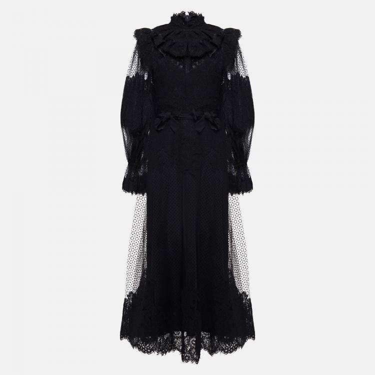 Pre Owned Zimmermann Polyester Midi Dress 1