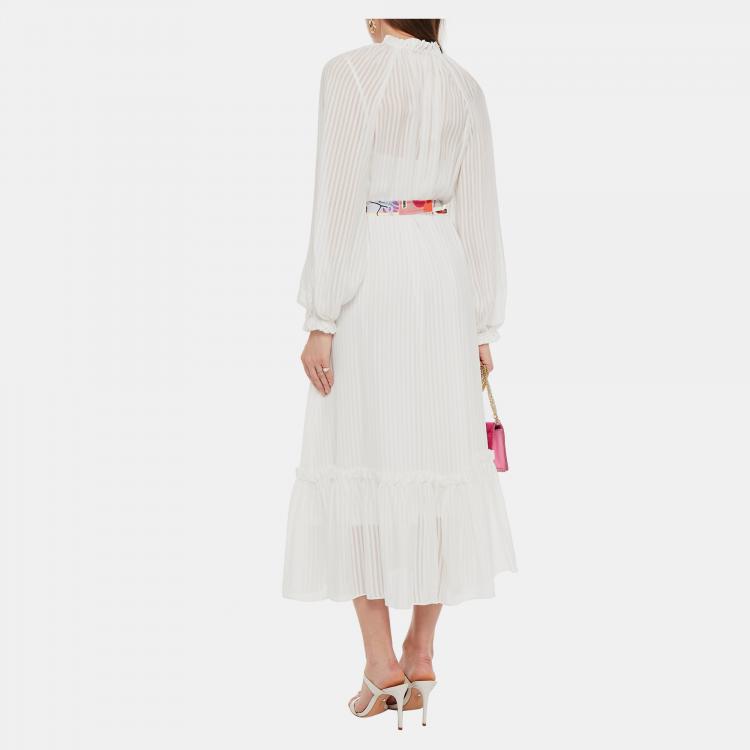 Pre Owned Zimmermann Viscose Midi Dress 0