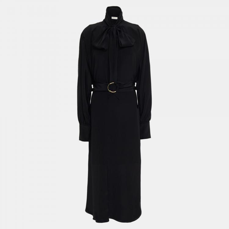 مملوكة مسبقًا Zimmermann Black Silk Midi Dress M (2)