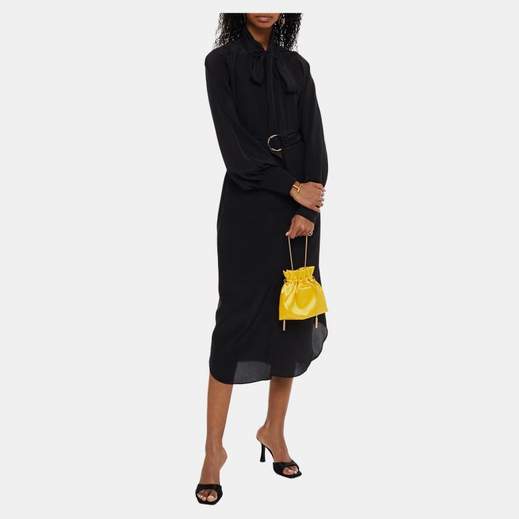مملوكة مسبقًا Zimmermann Black Silk Midi Dress M (2)