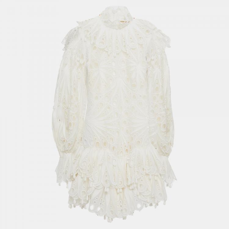 Pre Owned Zimmermann Linen Mini Dress 0