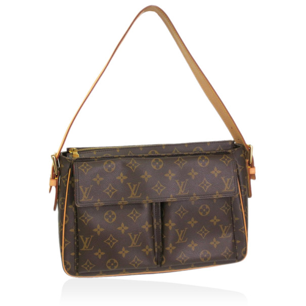 Pre Owned Louis Vuitton Monogram Viva Cite GM