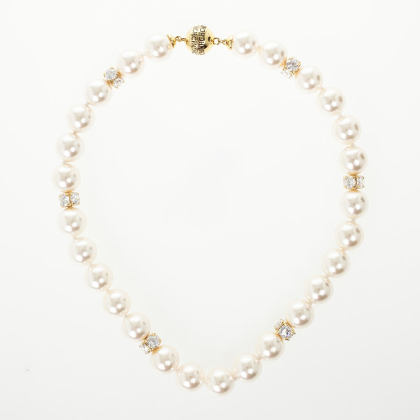 Carolina Herrera Faux Pearl Necklace - Buy & Sell - LC