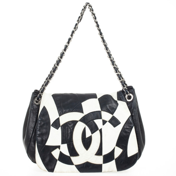 Chanel Black And White Patchwork Soft Flap Bag 29632 At Best Chanel Black And White Patchwork Soft Flap Bag Nextprev Prevnext