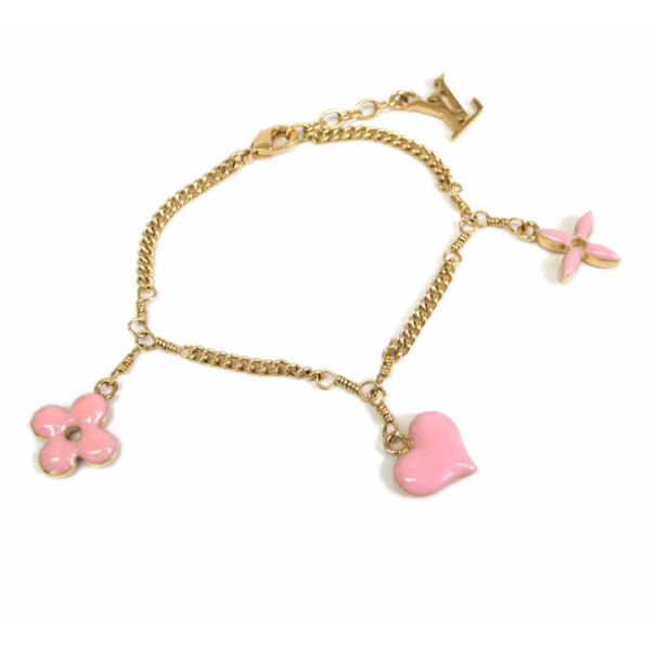 مملوكة مسبقًا Louis Vuitton Sweet Monogram Pink Bracelet 