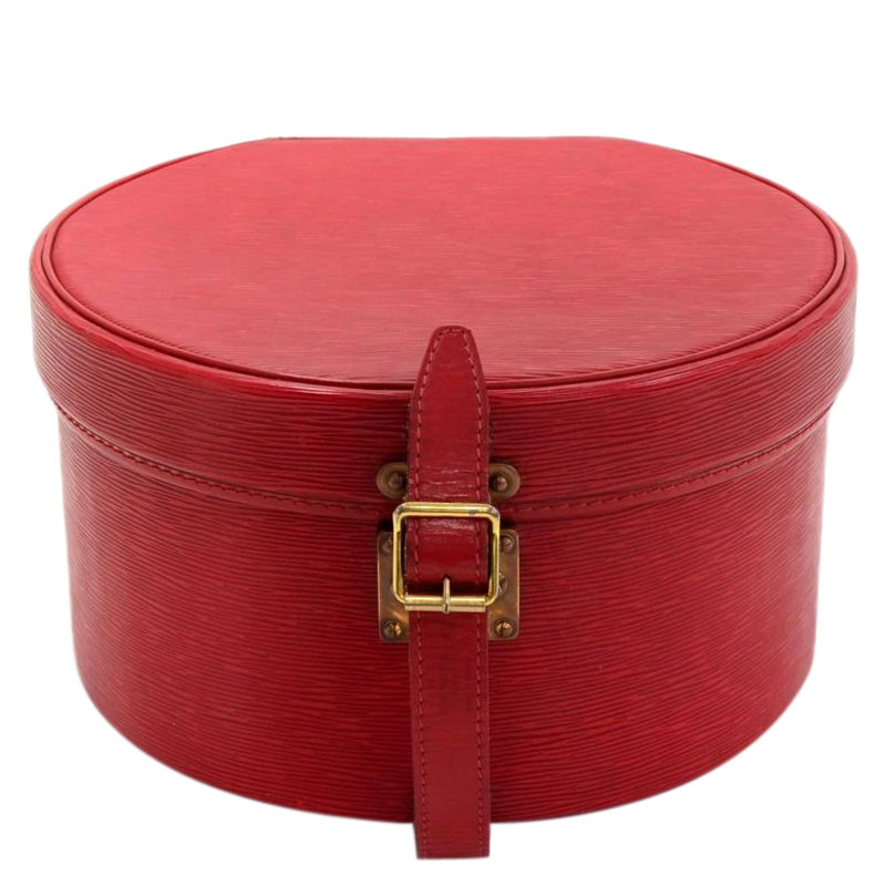 Louis Vuitton Red Epi Boite Chapeaux 50 QJB29JTYRB000