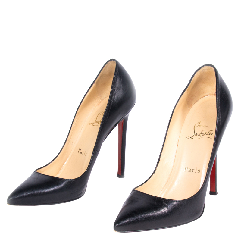 

Christian Louboutin Black Leather Pigalle Pumps Size