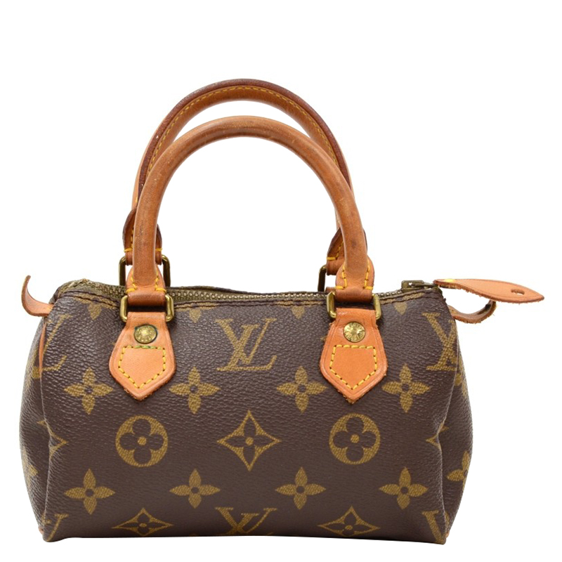 Pre Owned Louis Vuitton Monogram Canvas Mini HL Bag