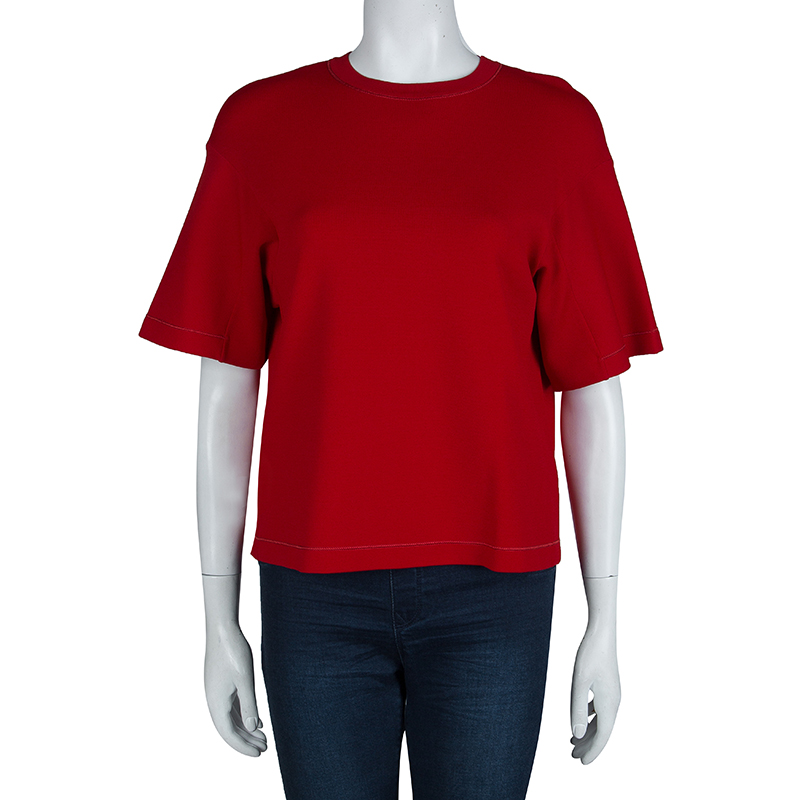 

Valentino Red Crewneck Top