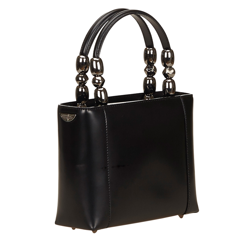 Dior Black Leather Malice Tote Bag - Buy & Sell - LC