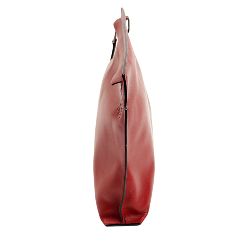 

Loewe Red Leather T-Pouch Clutch