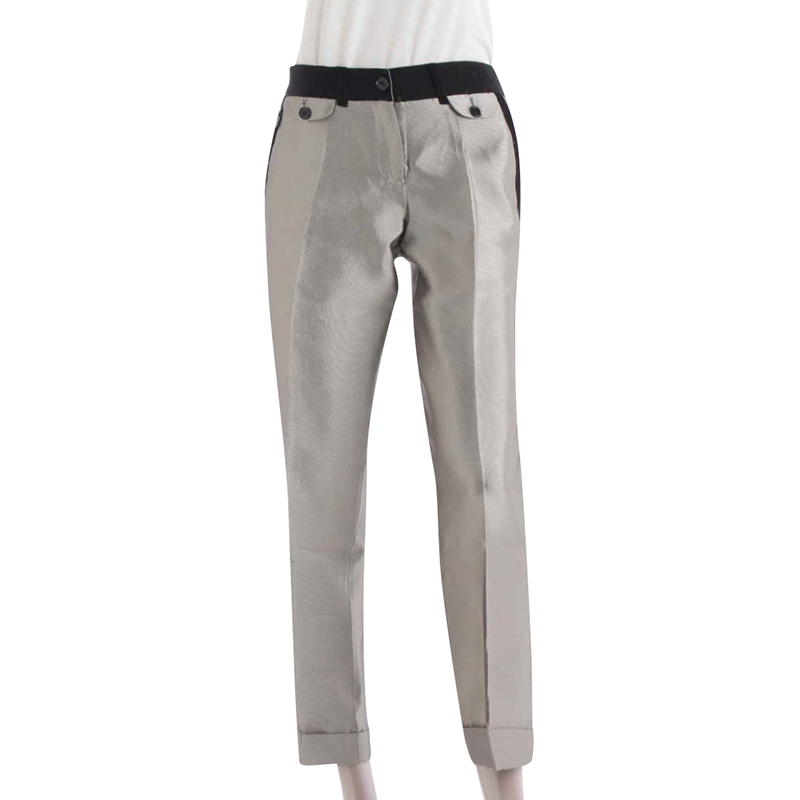

Dolce & Gabbana Silver Tailored Pants