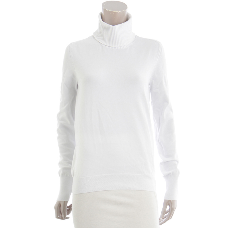 

Louis Vuitton White Turtleneck Knit Sweater