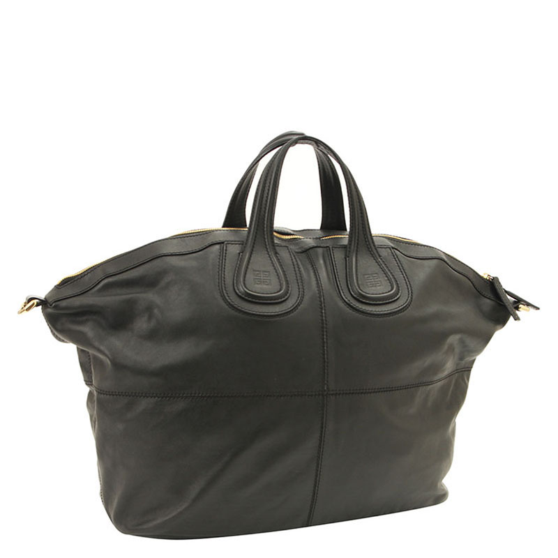 

Givenchy Black Leather Large Nightingale Bag