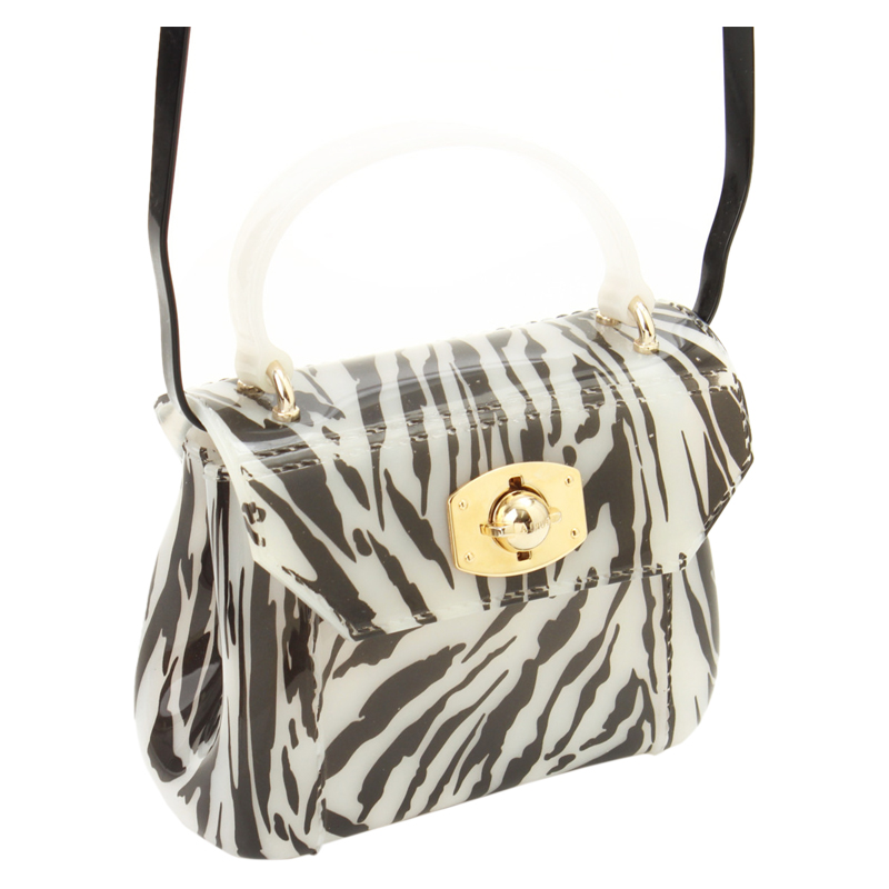 

Furla Bi Color Glossy Rubber Mini Candy Crossbody Bag, Multicolor