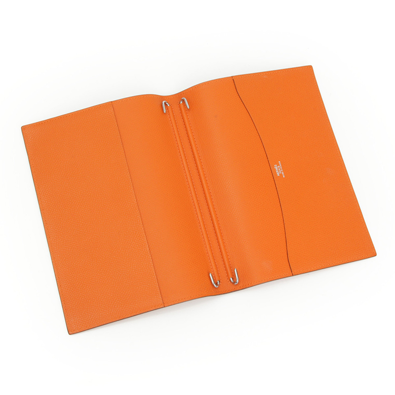 

Hermes Orange Leather Agenda Cover