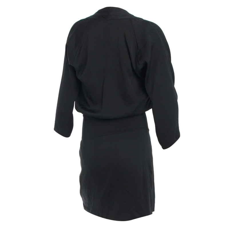 

Diane Von Furstenberg Black Lapel Style Wrap Dress
