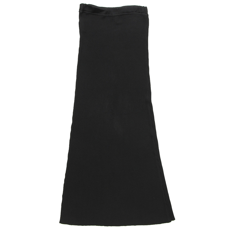 

Chanel Black Knit Maxi Skirt
