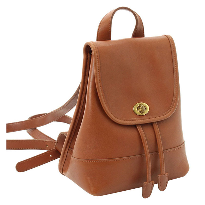 

Coach Brown Leather Backpack