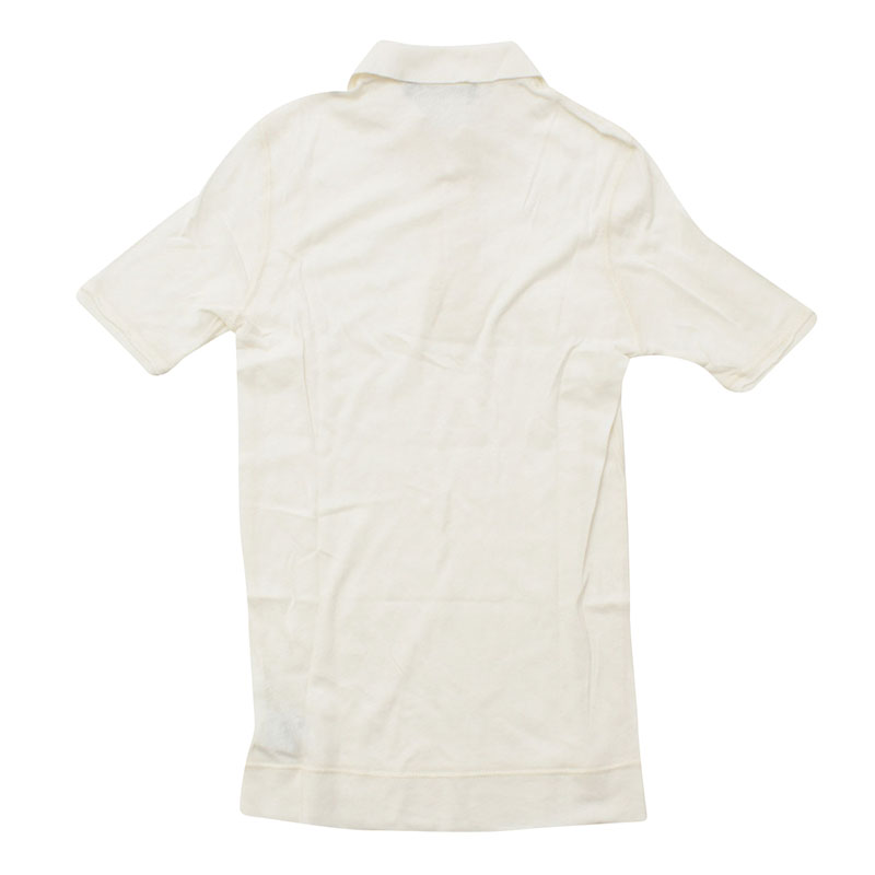 

Dolce & Gabbana White Knit Polo Shirt