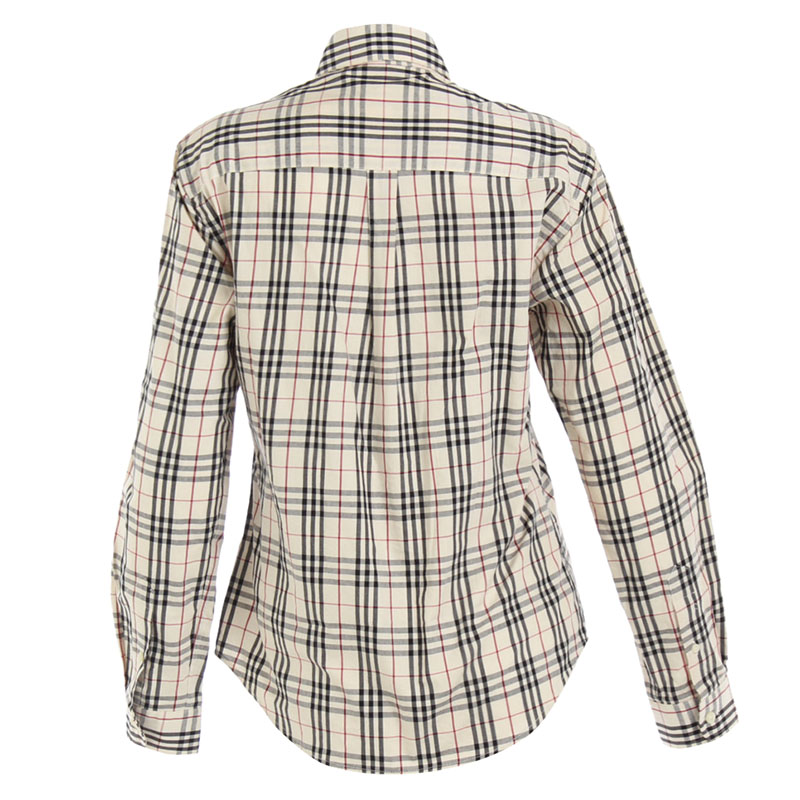 

Burberry Light Beige Nova Check Long Sleeve Shirt
