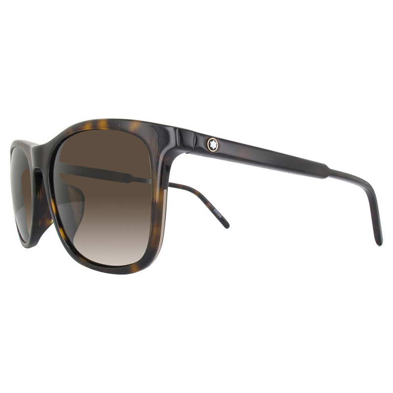 

Mont Blanc Dark Havana/Roviex MB593SF Wayfarer Sunglasses, Black