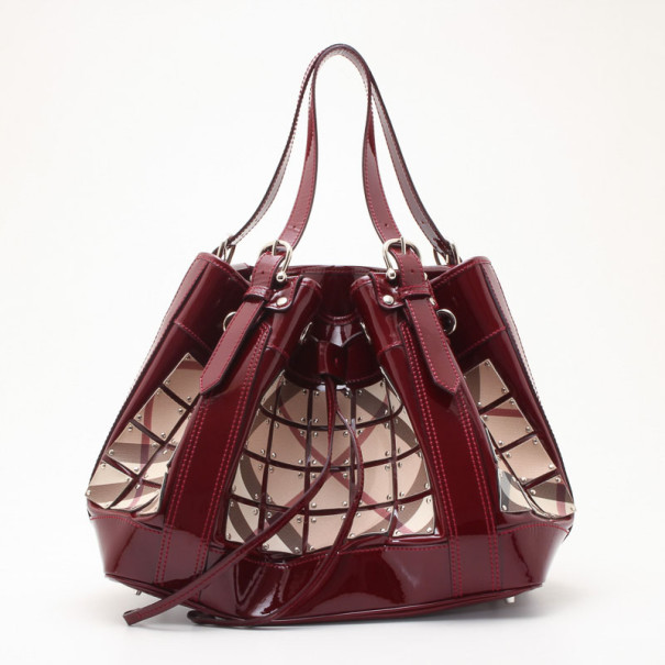 patent leather burberry bag