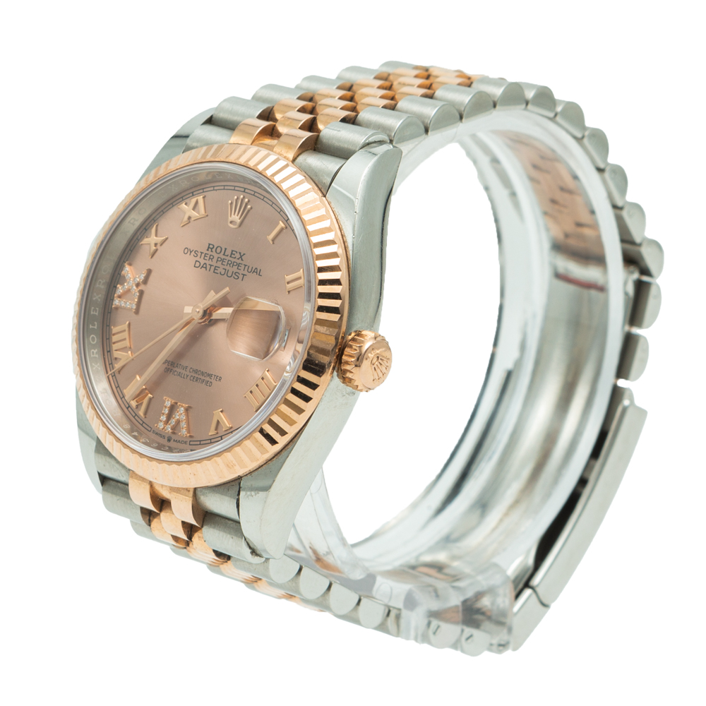 

Rolex Date-Just 126231 Steel & Rose Gold Pink Diamond Dial Watch