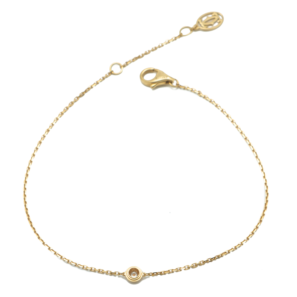 

Cartier Diamants Legers Yellow Gold Small Diamond Bracelet
