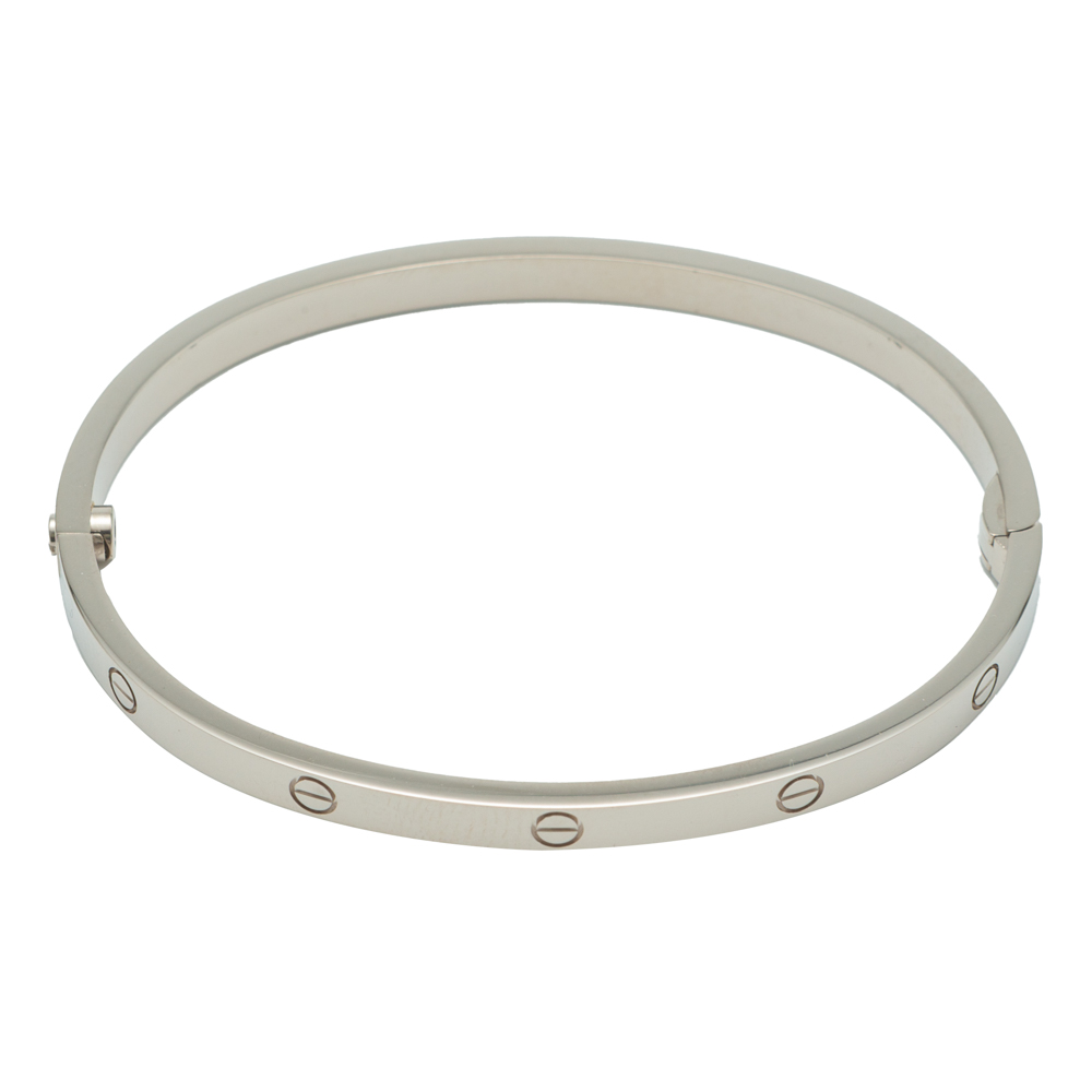 

Cartier Love White Gold Narrow Bracelet Size
