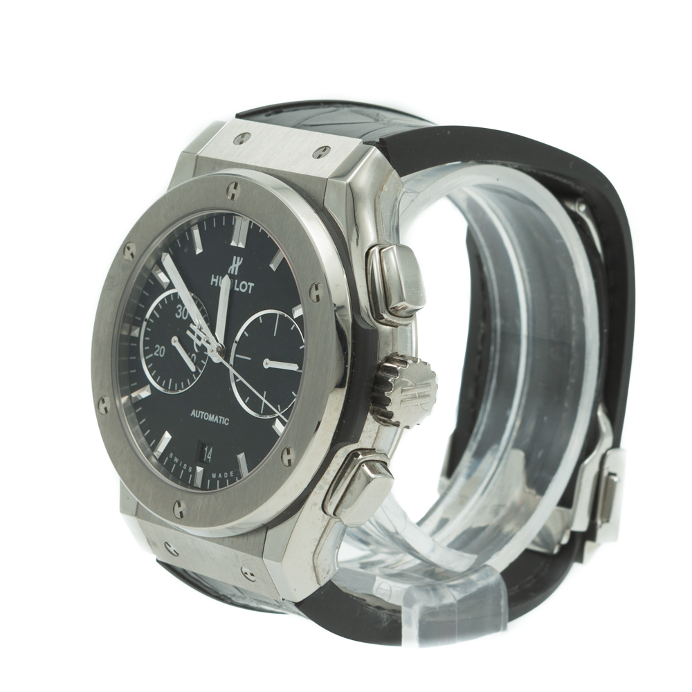 

Hublot Classic Fusion Chronograph Titanium Men's Watch, Black