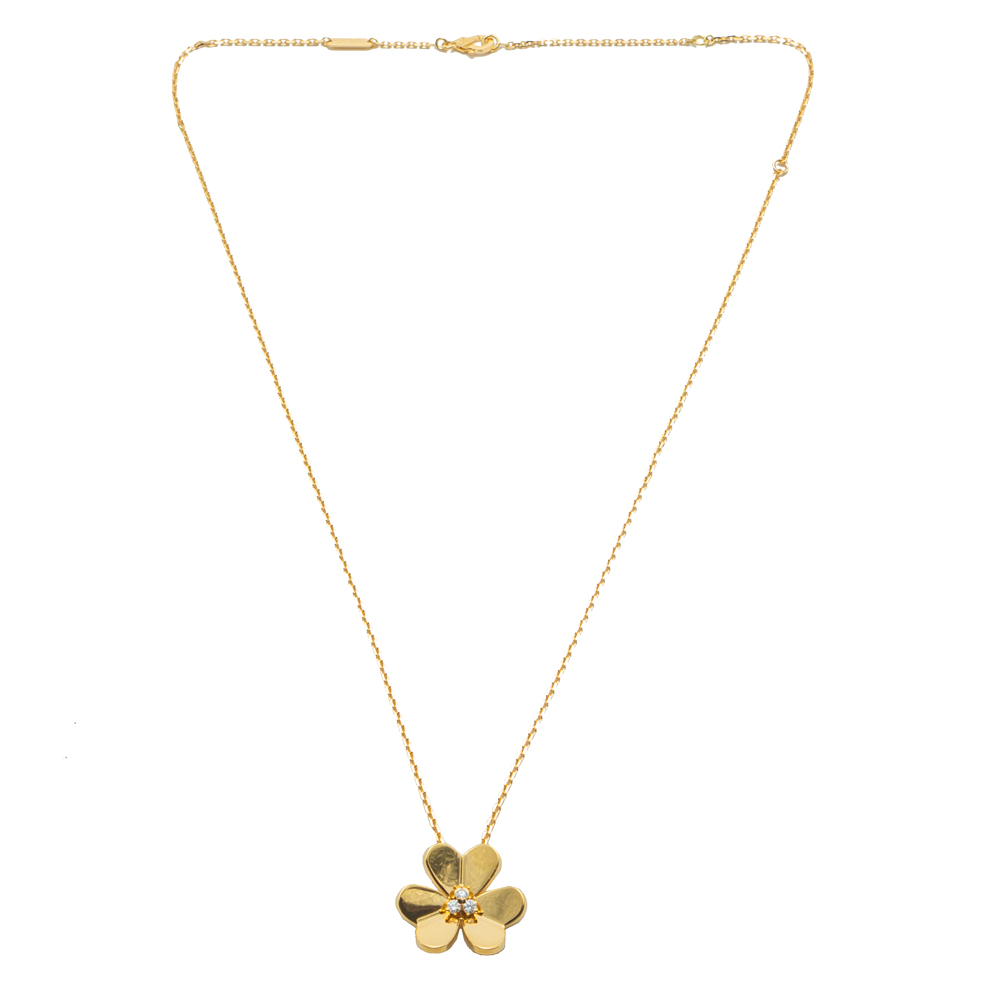 

Van Cleef & Arpels Yellow Gold Frivole Diamond Necklace