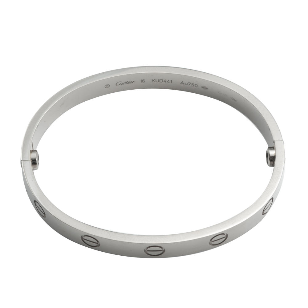 

Cartier Love White Gold Bracelet Size