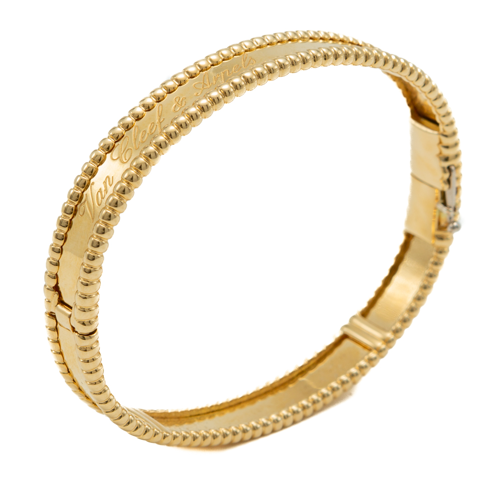 

Van Cleef & Arpels Yellow Gold Purlee Signature Bracelet Small Size