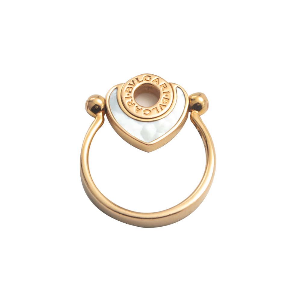 

Bvlgari Cuore Rose Gold Mother Of Pearl Ring Size