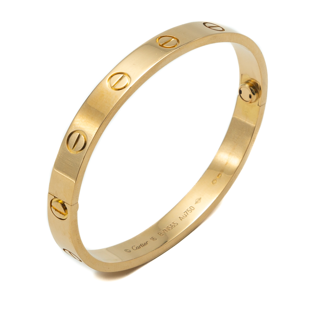 

Cartier Love Yellow Gold Bracelet Size