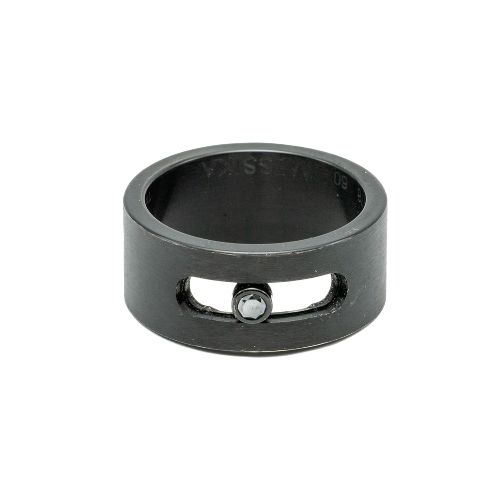 

Messika Move Black Diamond Titanium Men'S Ring Size
