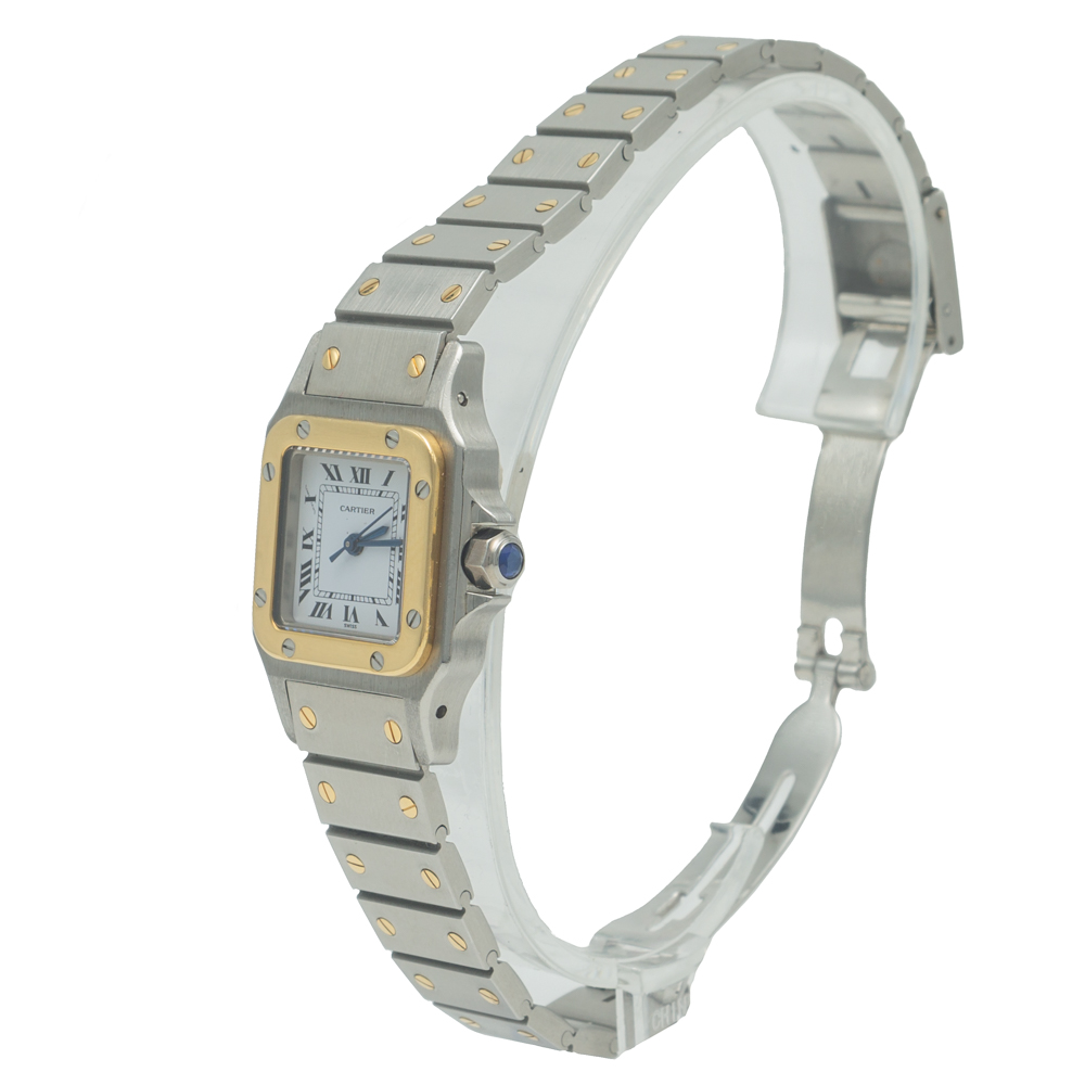 

Cartier White Santos Steel & Yellow Gold Automatic Women'S Watch