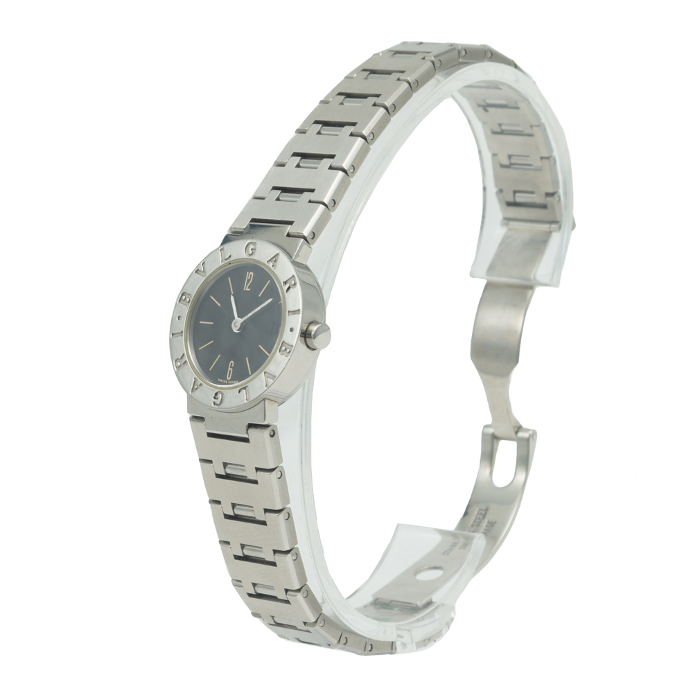 

Bvlgari Black Dial Bb23SS Bvlgari Bvlgari Stainless Steel Women's Watch
