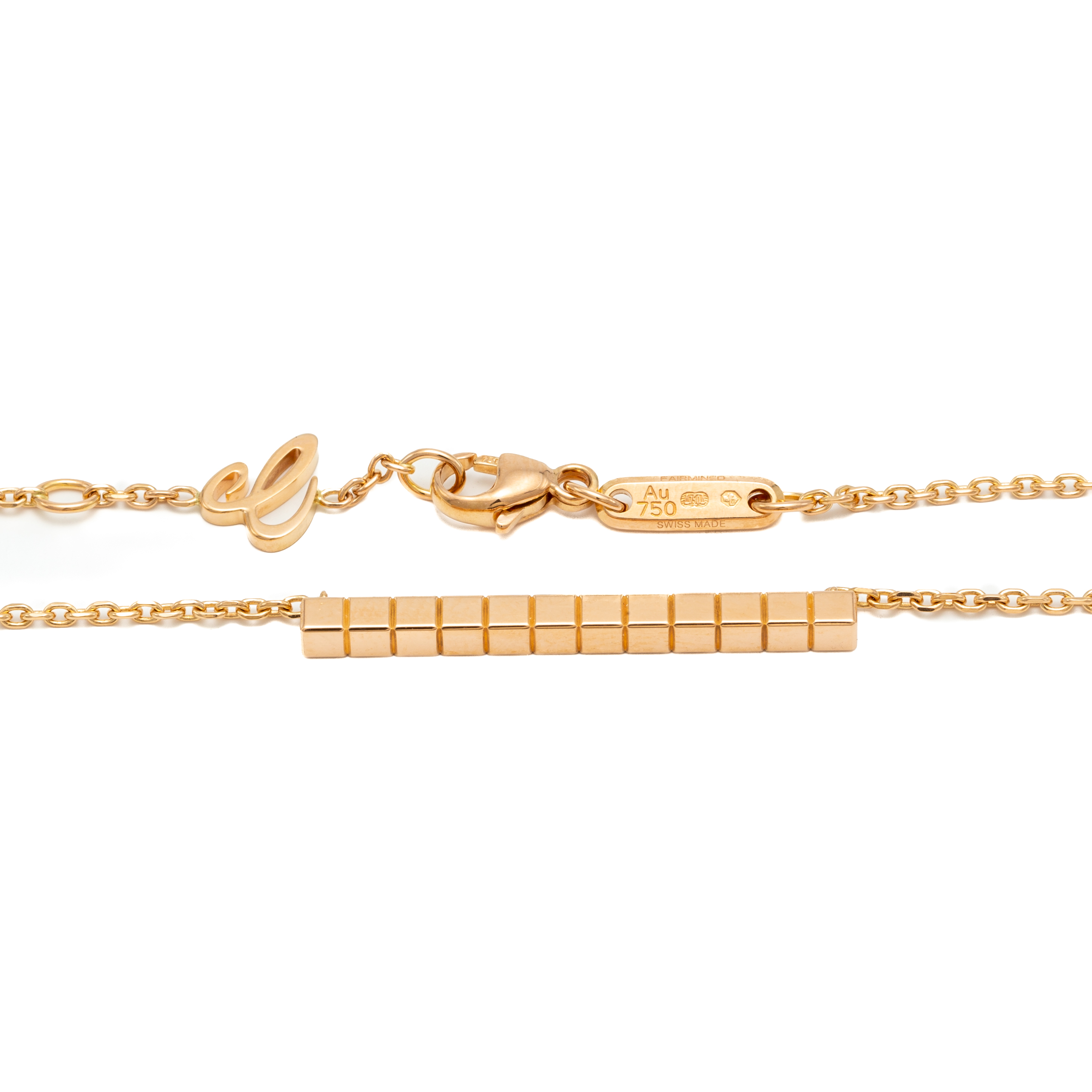 

Chopard Rose Gold Ice Cube Necklace