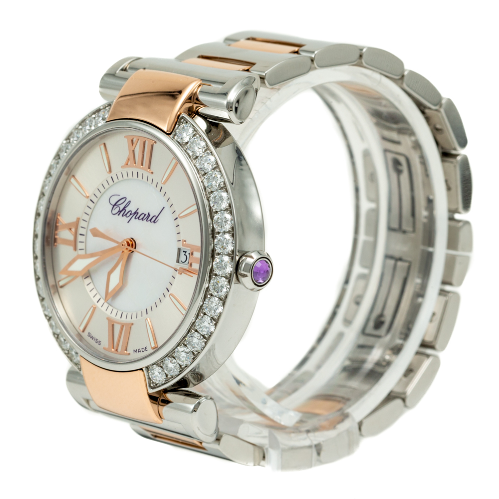 

Chopard Imperiale Mother of Pearl Steel & Rose Gold Diamond Automatic Watch 40 MM, White