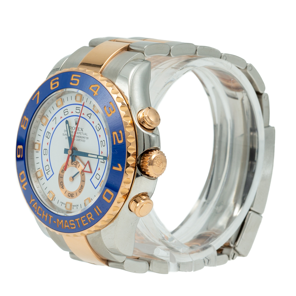 Rolex Yacht-Master II 44 Men's Watch, Steel and 18kt Rose Gold, 116681-0002