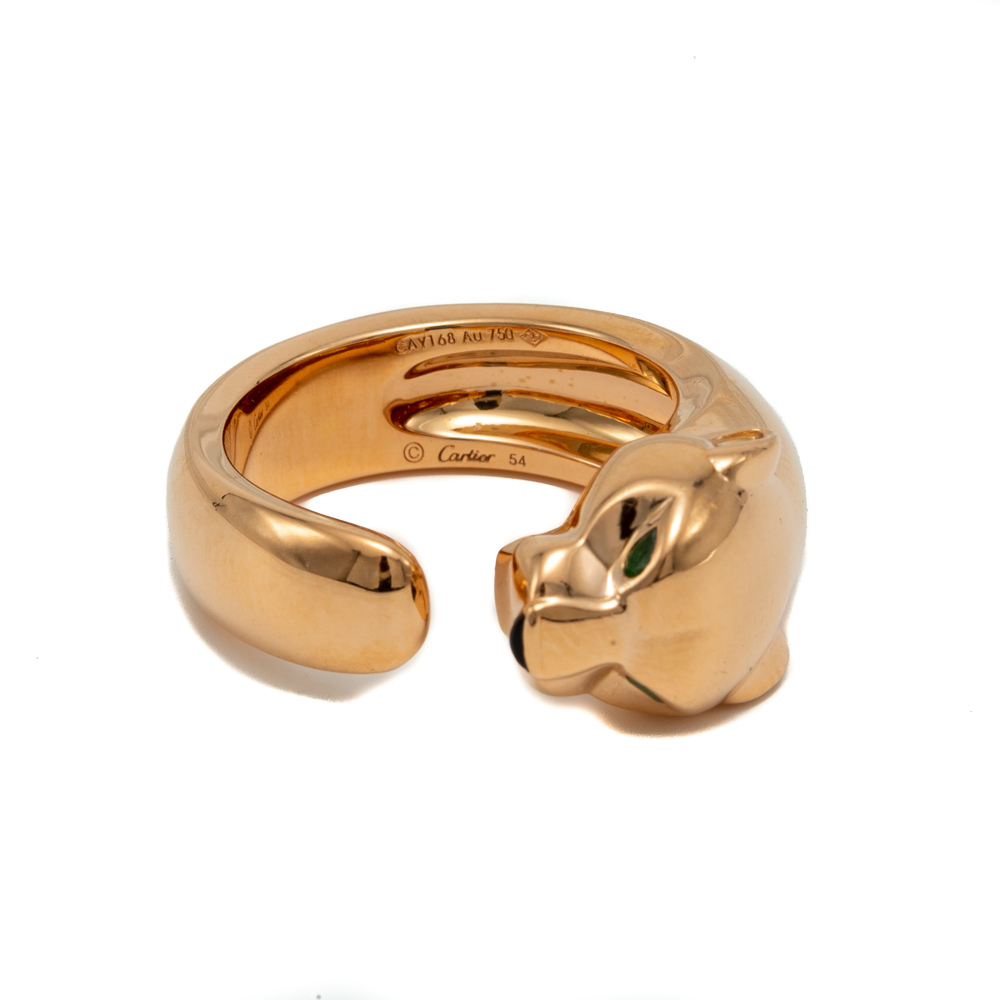 

Cartier Panthere Rose Gold Ring Size