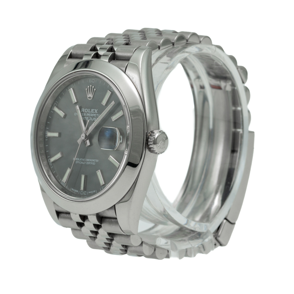 

Rolex Grey Date-Just II Stainless Steel Men's Watch