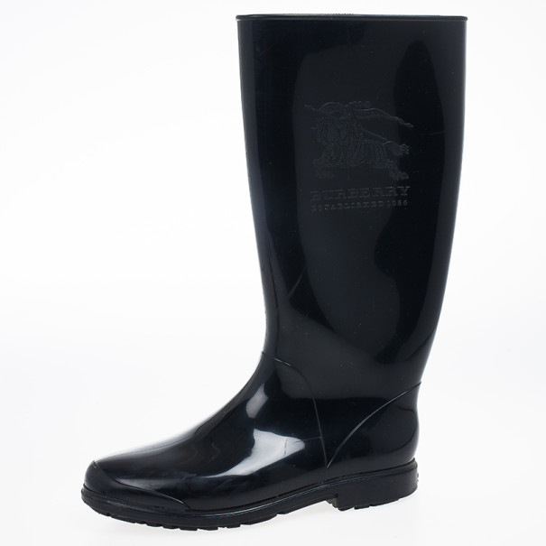 burberry black boots